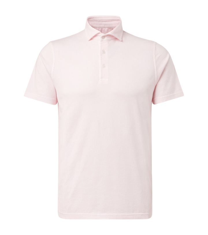 Photo: Fedeli Cotton jersey polo shirt
