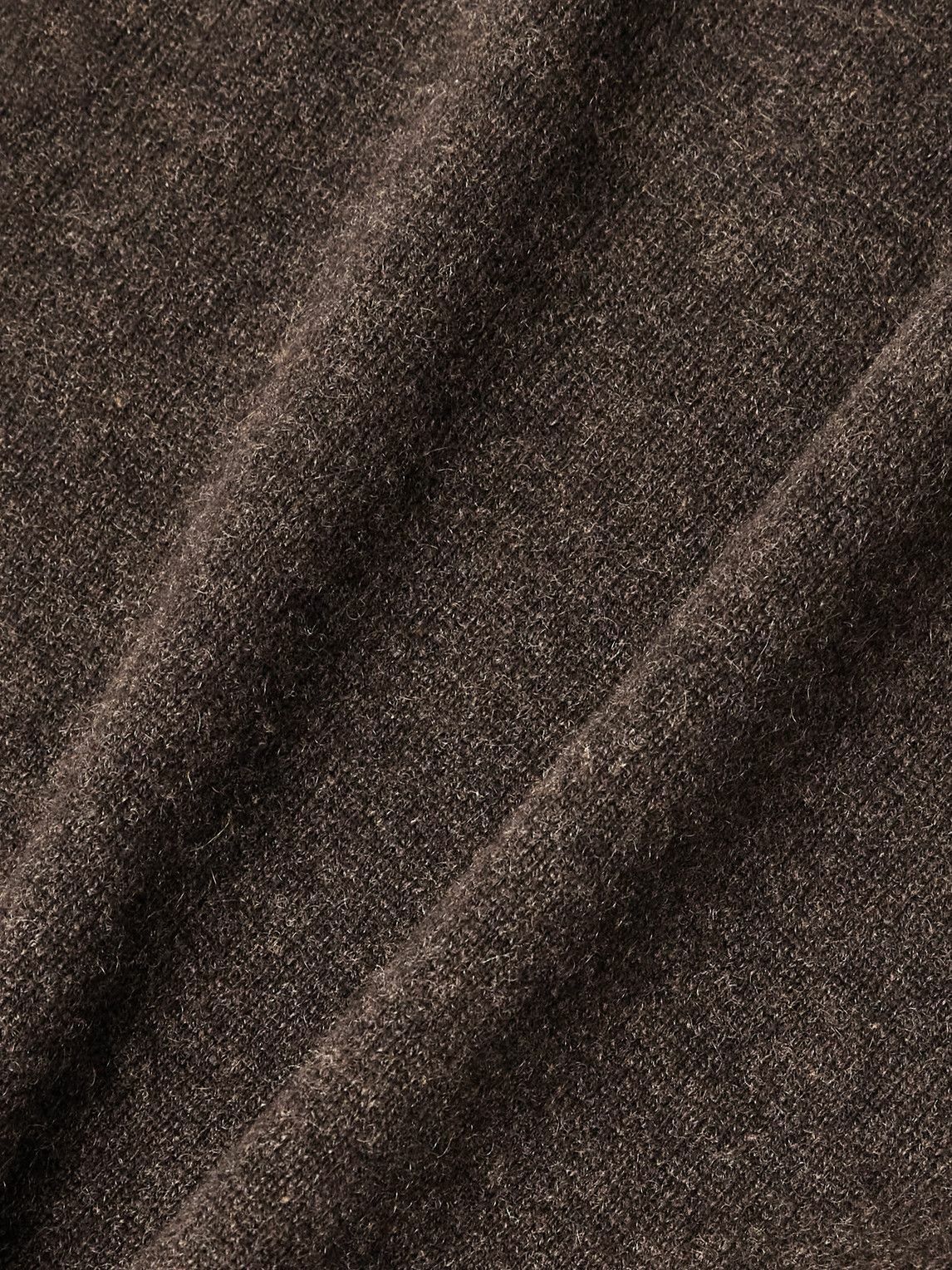 The Row - Franz Cashmere Polo Shirt - Brown