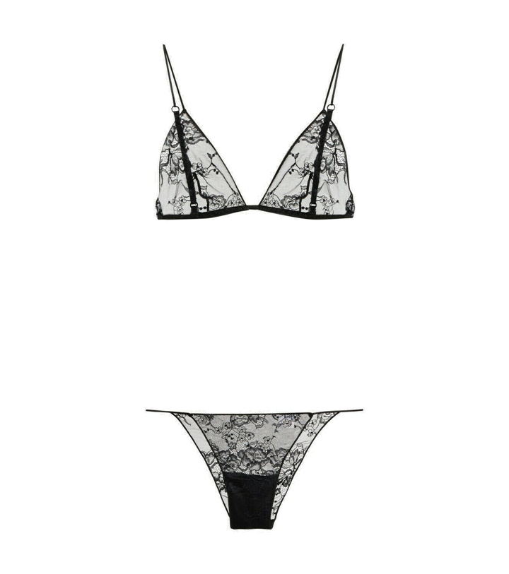 Photo: Oseree - Lace triangle bra and underwear set