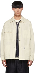 Comme des Garçons Homme Off-White Cotton Jacket