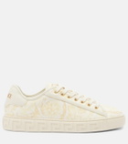 Versace Greca canvas sneakers