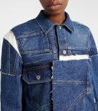 Sacai Patchwork denim jacket