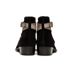 Paul Smith Black Denza Buckle Boots