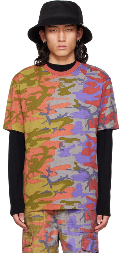 Photo: Stone Island Multicolor Heritage Camo T-Shirt