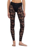 Diesel Leggings in nylon camouflage lace - Pants Womens in Black
