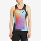 SOAR Men's Race Vest in Black Rainbow Dot