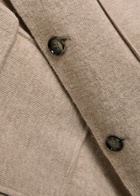 Allude Wool and Cashmere-blend Overshirt Beige
