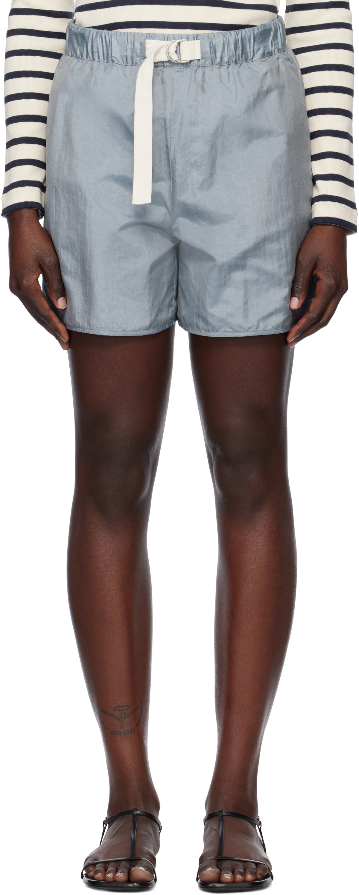 Jil Sander Blue Regular Fit Shorts