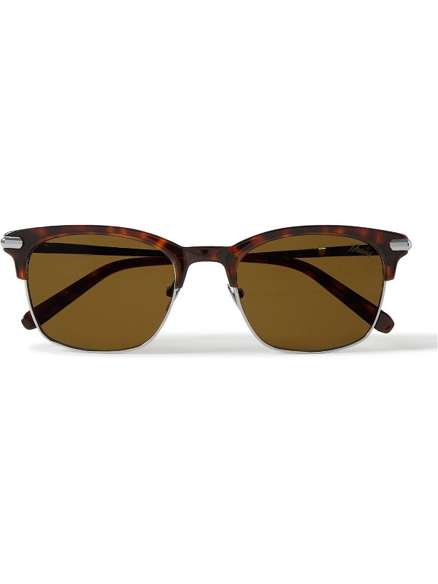 Photo: Brioni - D-Frame Tortoiseshell Acetate and Gunmetal-Tone Sunglasses