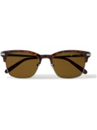 Brioni - D-Frame Tortoiseshell Acetate and Gunmetal-Tone Sunglasses