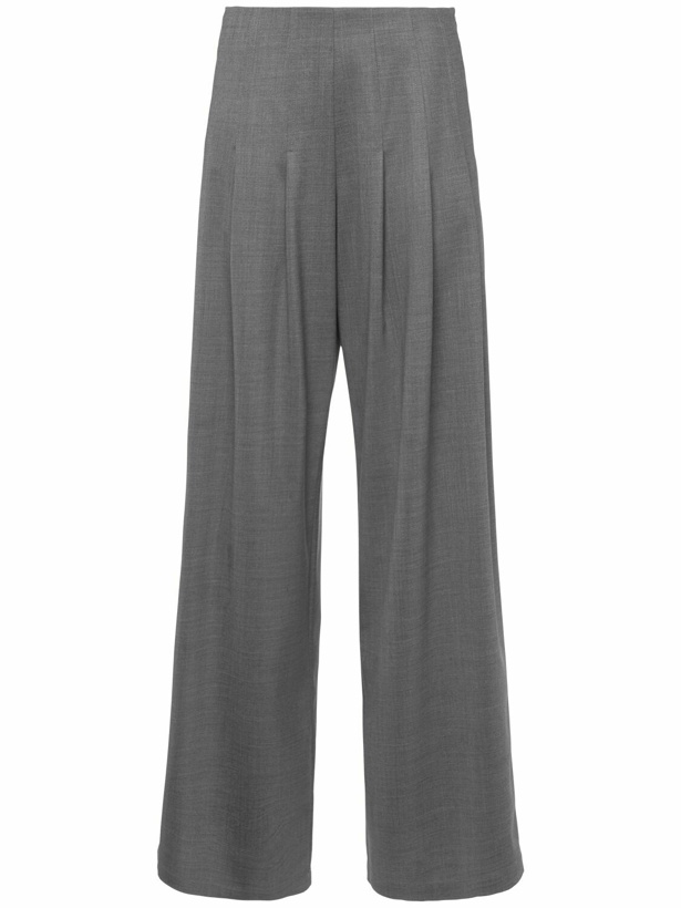 Photo: GIUSEPPE DI MORABITO Stretch Wool Wide Pants