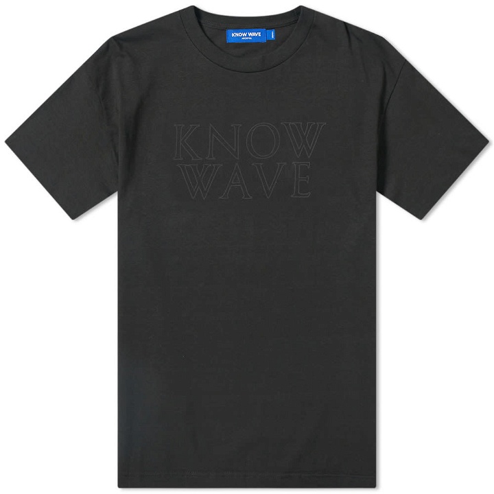 Photo: Know Wave Outline Stack Logo Tee