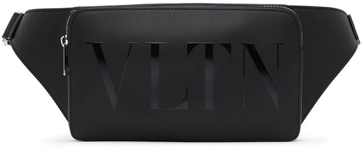 Photo: Valentino Garavani Black VLTN Belt Bag