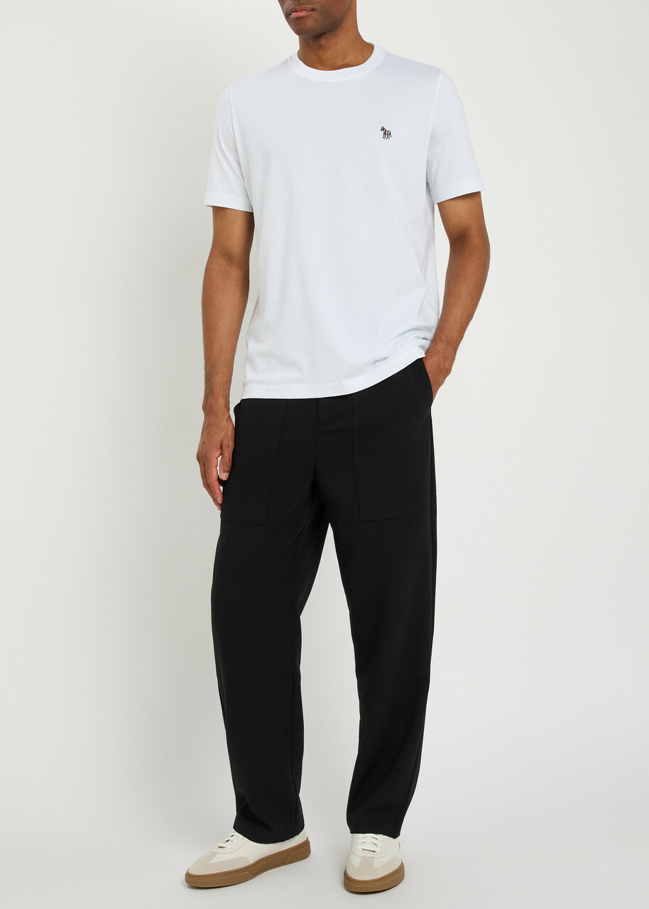 PS Paul Smith Appliquéd Cotton T-shirt White