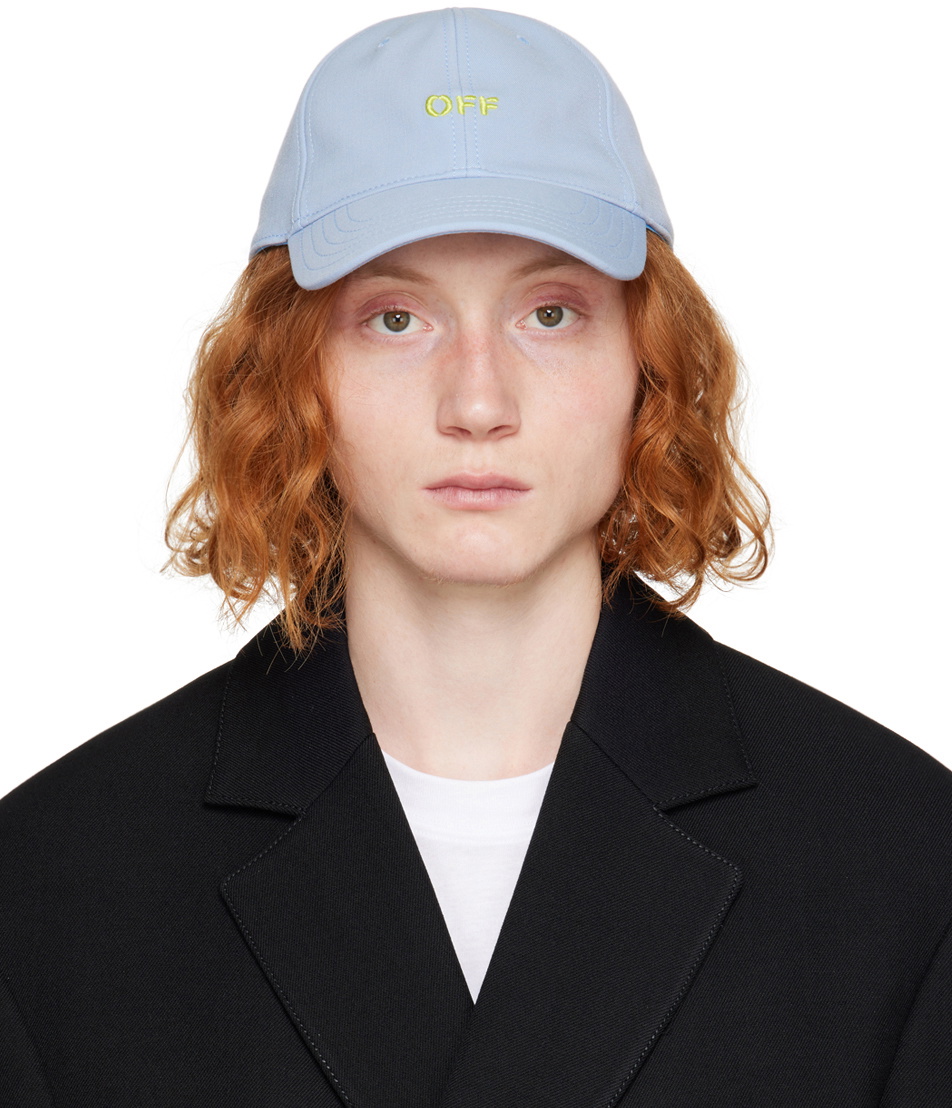 Off-White Blue Stamp Cap Off-White