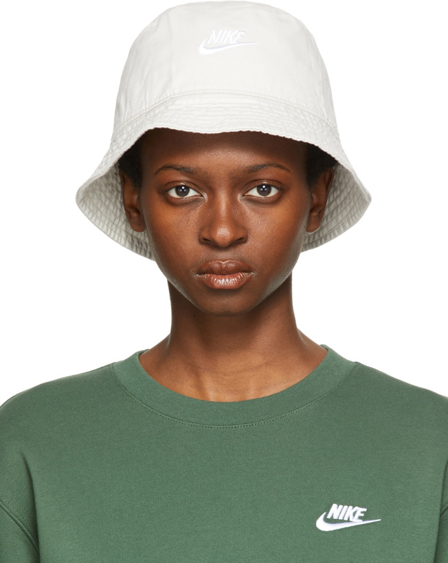 Photo: Nike White Sportswear Bucket Hat