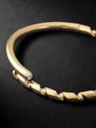 Luis Morais - Drill Bit 14-Karat Gold Diamond Bracelet