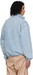 Y/Project Blue Zip Denim Jacket