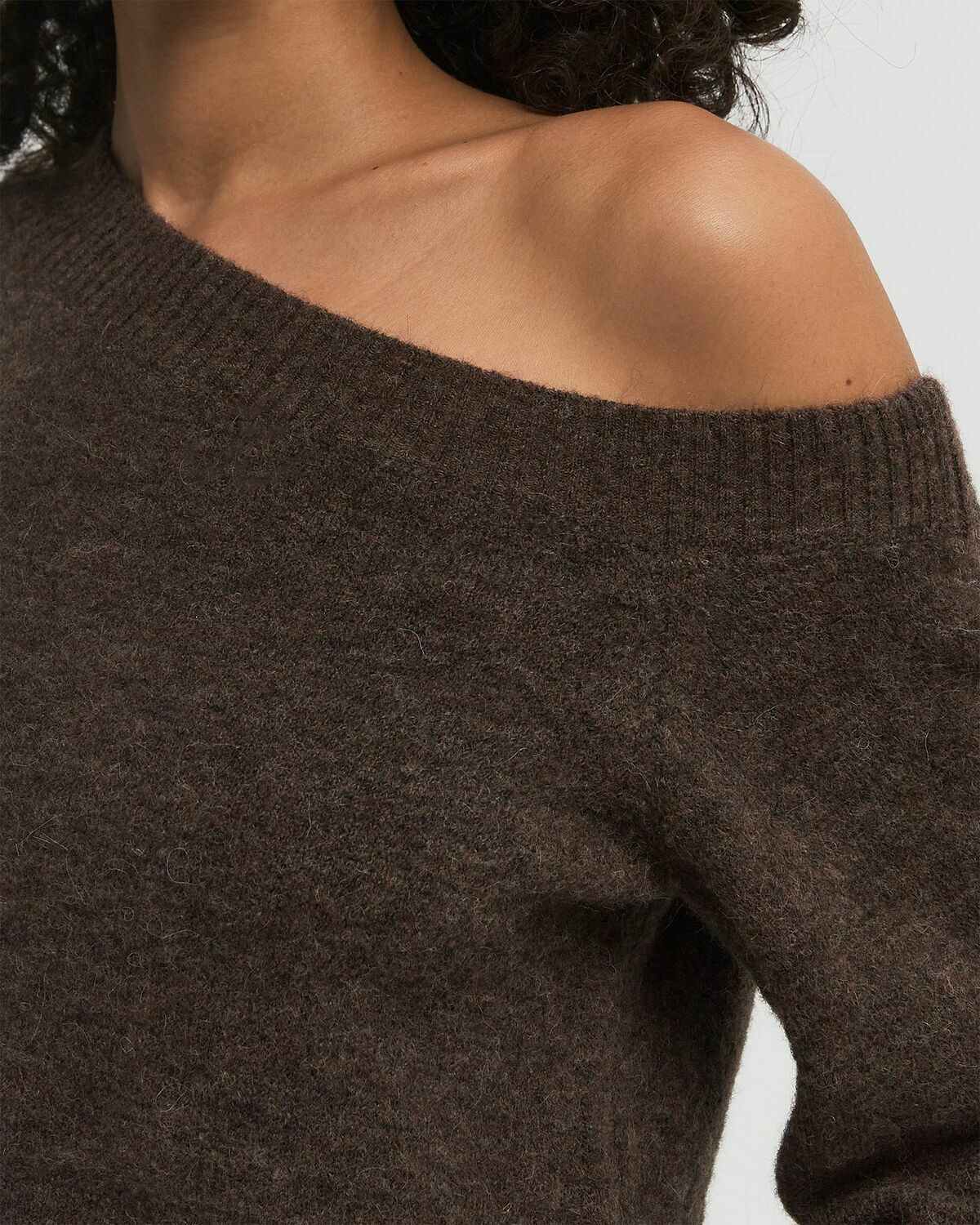 Envii ENADA O-S LS KNIT 7216 Brown Womens Pullover