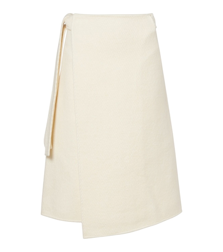 Photo: Proenza Schouler Bodhi high-rise wool-blend bouclé wrap skirt