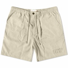 Honor the Gift Men's HTG Brand Poly Shorts in Bone