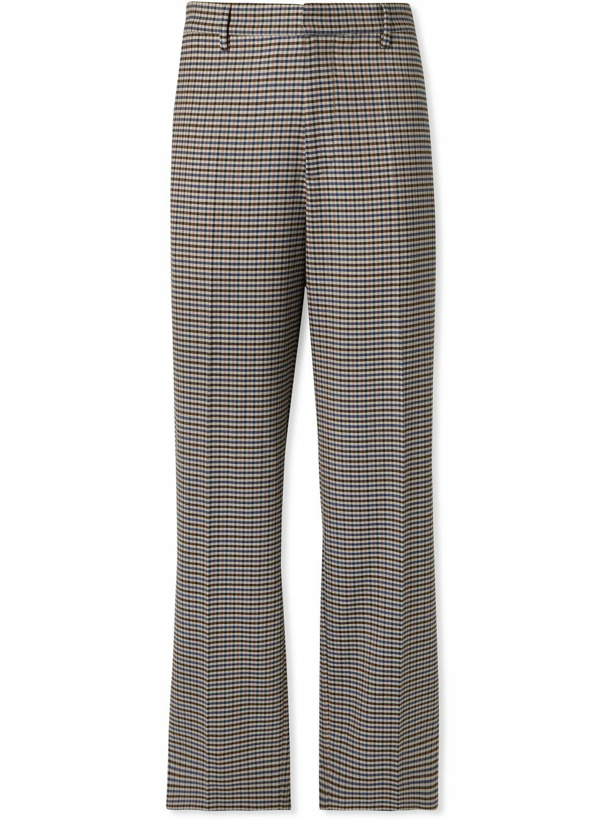 Photo: Barena - Straight-Leg Checked Twill Suit Trousers - Brown