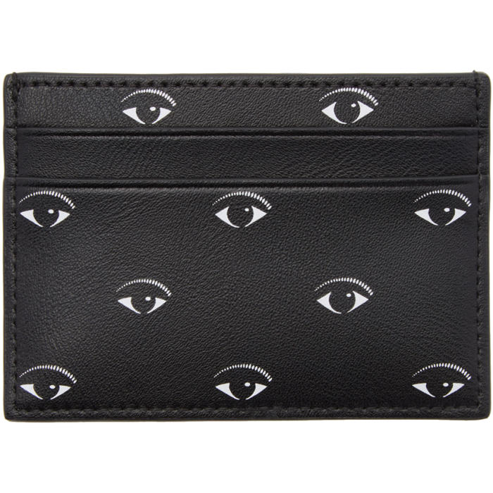 Kenzo Black Multi Eye Card Holder