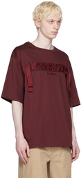 Lanvin Burgundy Curb T-Shirt