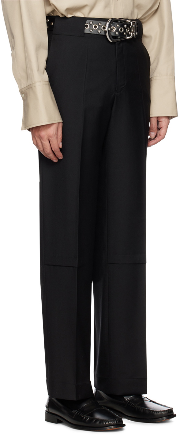 Commission SSENSE Exclusive Black Graduation Trousers Commission