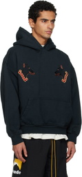 Rhude Black London Hound Hoodie
