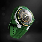 Nubeo Orbiter Green Dial Mens Watch NB-6117-02