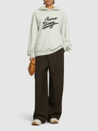 ANINE BING Harvey Logo Jersey Sweatshirt Hoodie