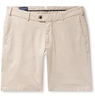 Peter Millar - Wayfare Slim-Fit Stretch Tencel and Cotton-Blend Twill Shorts - Neutrals