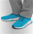 Balenciaga - Speed Stretch-Knit Sneakers - Light blue