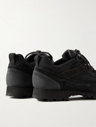 Diemme - Grappa Suede and Mesh Sneakers - Black