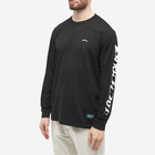 Afield Out Men's Long Sleeve Rapid T-Shirt in Black