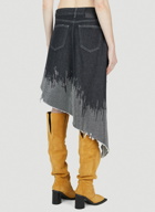 JW Anderson - Asymmetric Studded Skirt in Grey