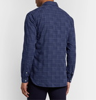 Oliver Spencer - Eton Penny-Collar Checked Cotton Shirt - Blue