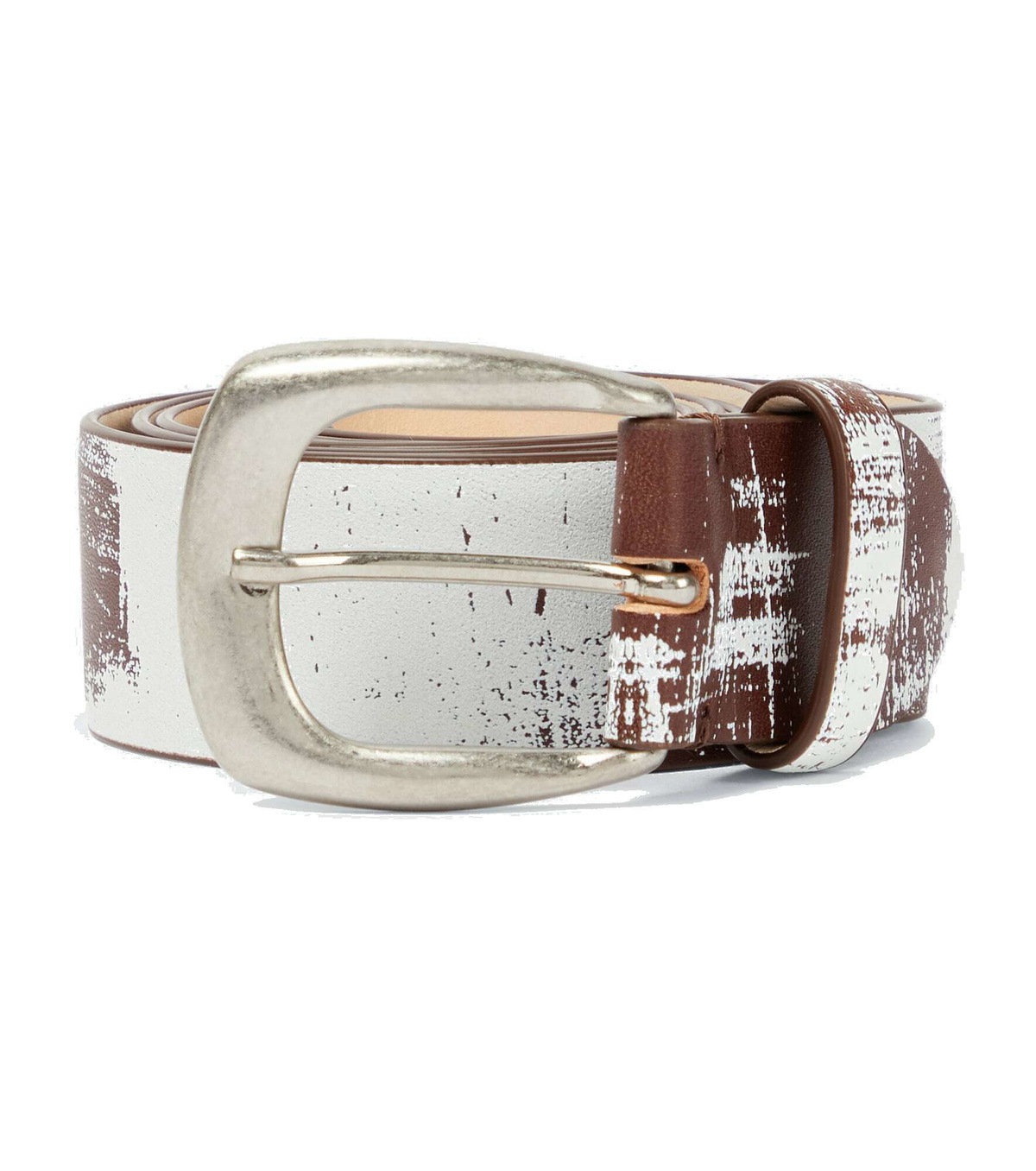 Maison Margiela - Painted leather belt Maison Margiela