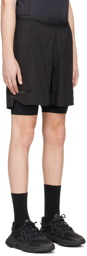 Soar Running Black Three Season Shorts