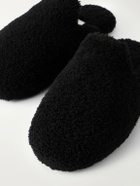 TEKLA - Shearling Slippers - Black