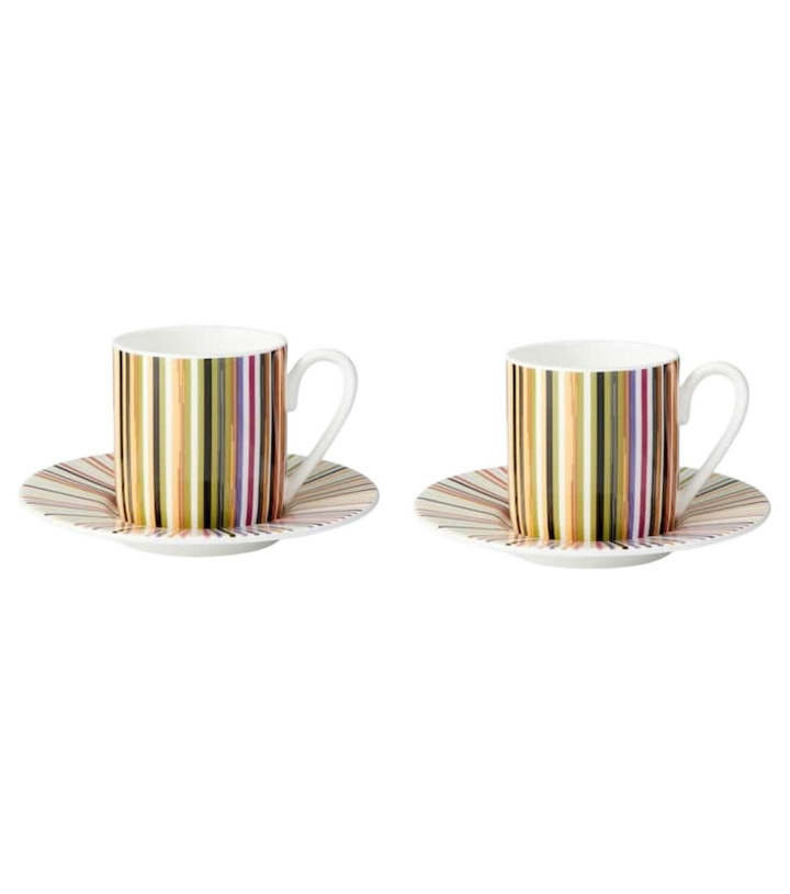 Photo: Missoni Stripes Jenkins set of 2 espresso cups and saucers