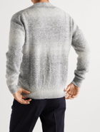 Altea - Slim-Fit Degradé Knitted Cardigan - Gray