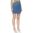 Kreist SSENSE Exclusive Blue Denim Sailor Skirt