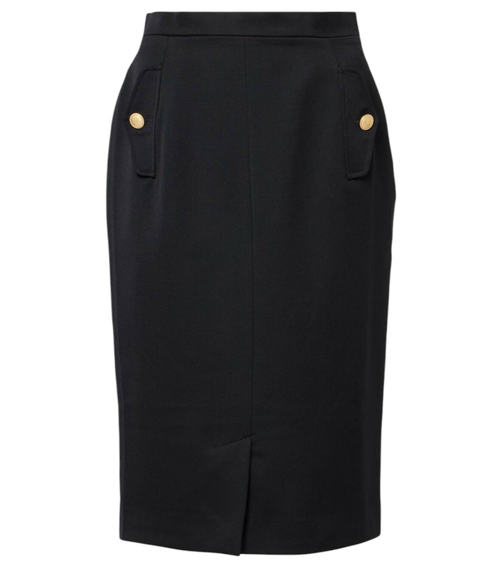 Photo: Alessandra Rich Virgin wool pencil skirt