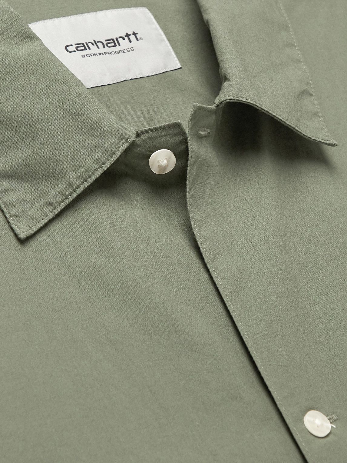 Carhartt WIP - Creek Logo-Appliquéd Organic Cotton-Poplin Shirt