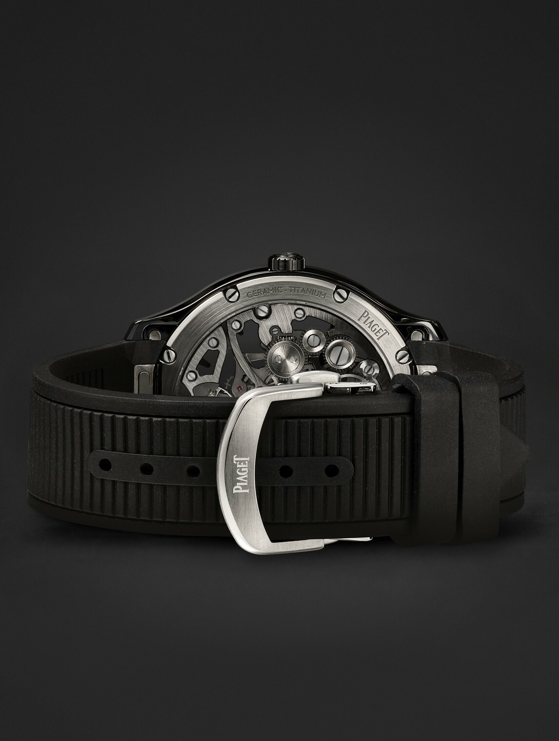 Piaget - Polo Skeleton Automatic 42mm Ceramic and Titanium Watch, Ref. No. G0A49011