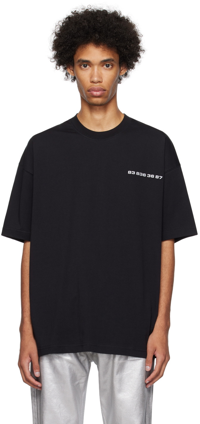 VTMNTS Black Number T-Shirt