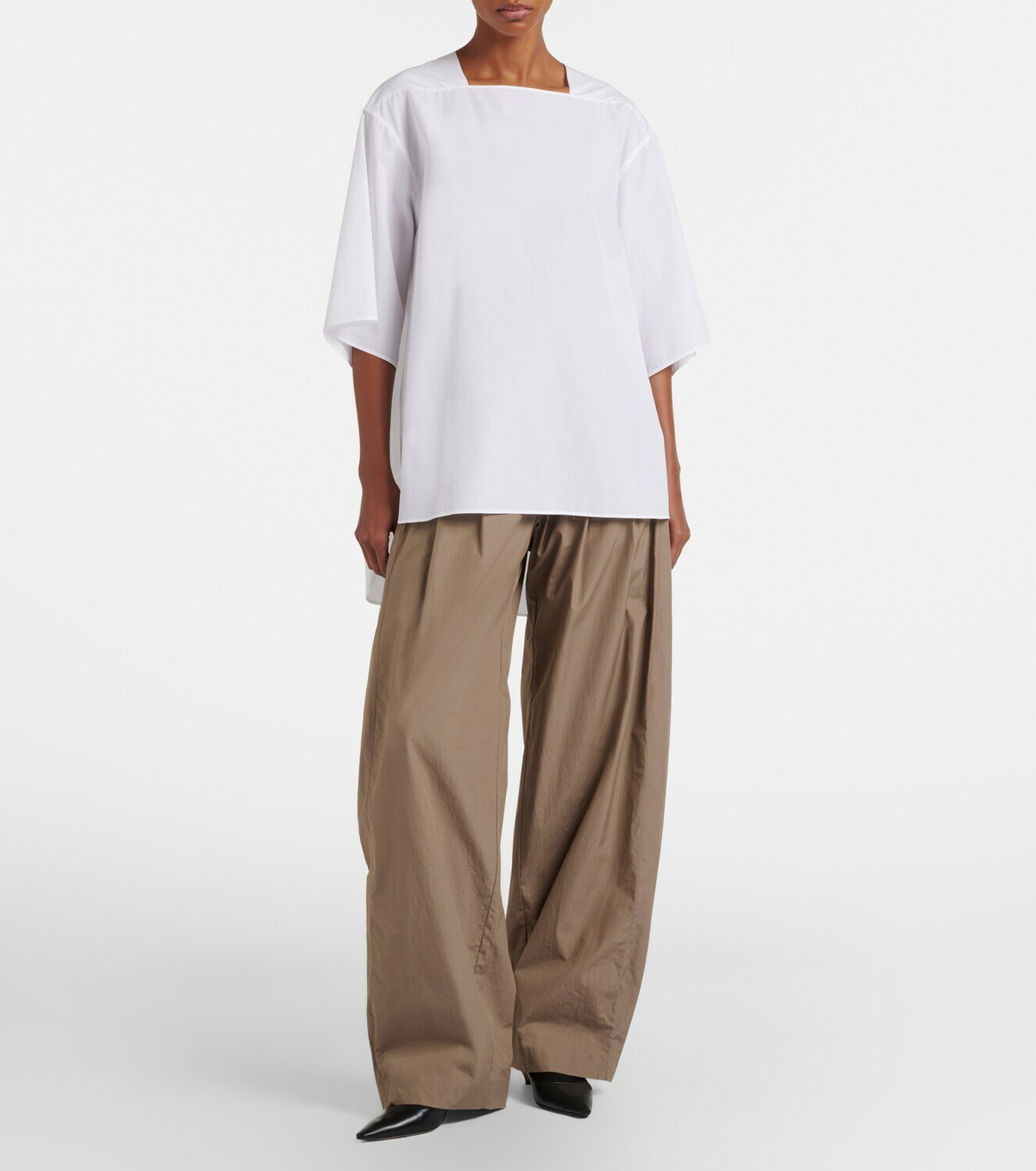 The Row Hamza cotton poplin top