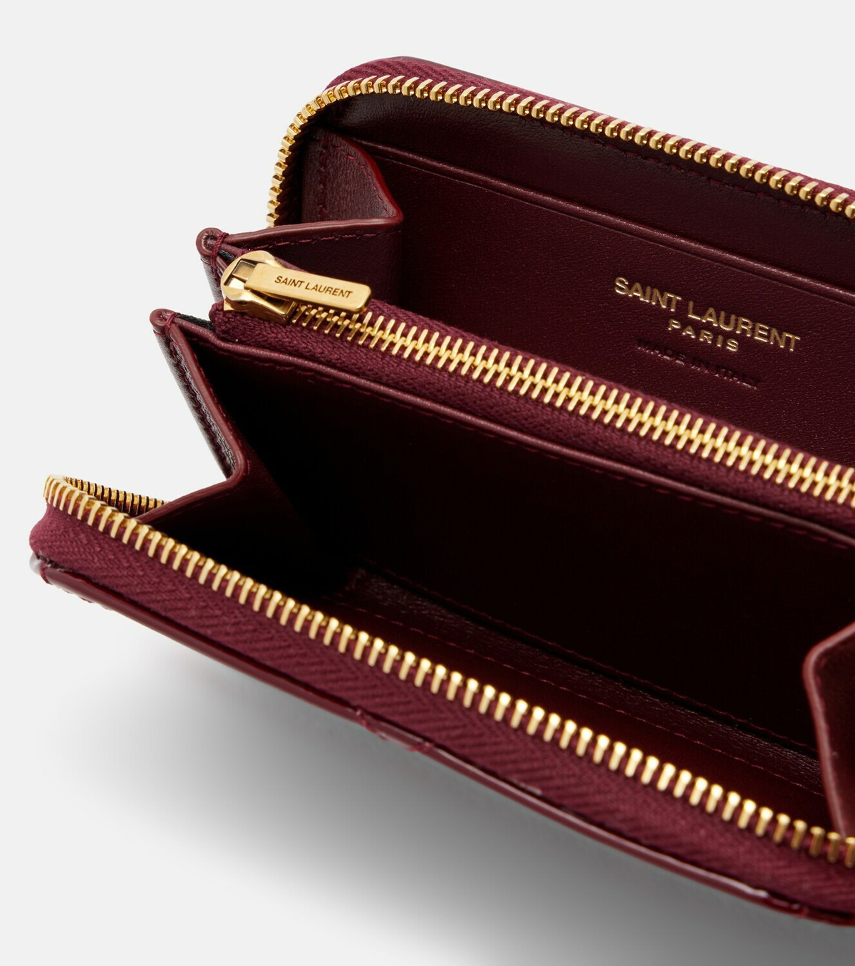 Saint Laurent Cassandre Bijou patent leather wallet